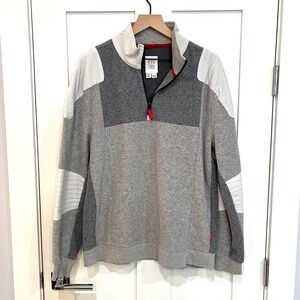 Topo Designs | Wool Global 1/4 Zip Pullover Sweater Turtleneck Sweatshirt XL